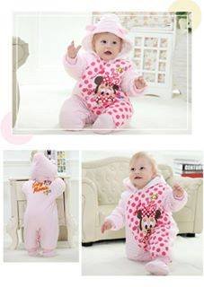 Pink Warm Romper