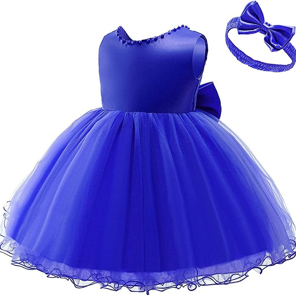 Blue Sequin Dress