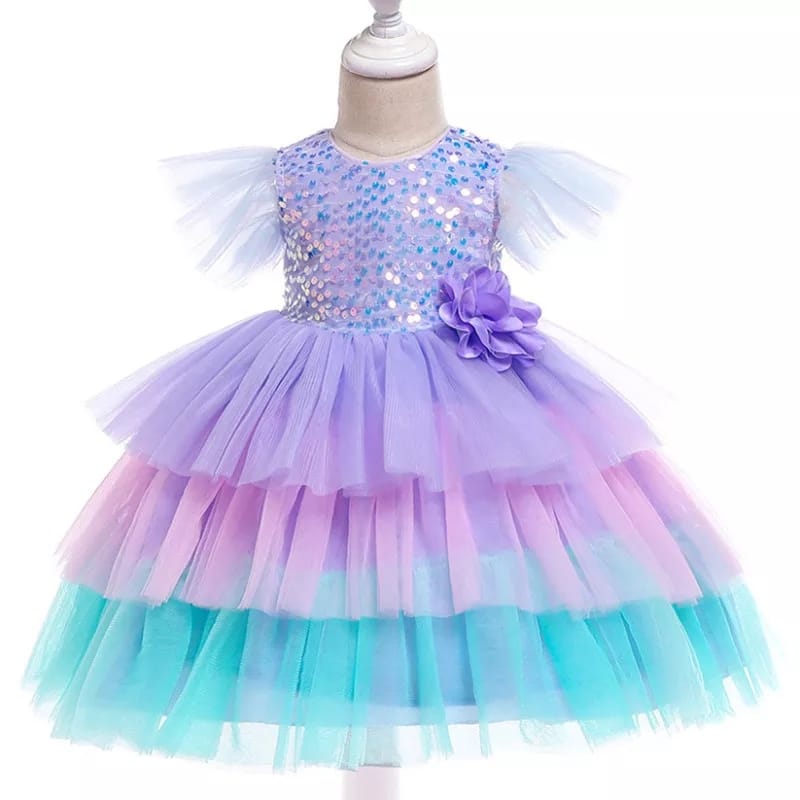 Purple Girls Dress