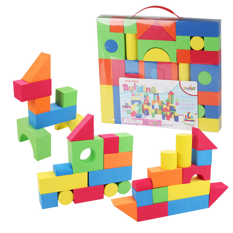 46-Pcs Foam Building Blocks