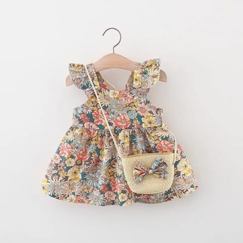 Girls Floral Dress