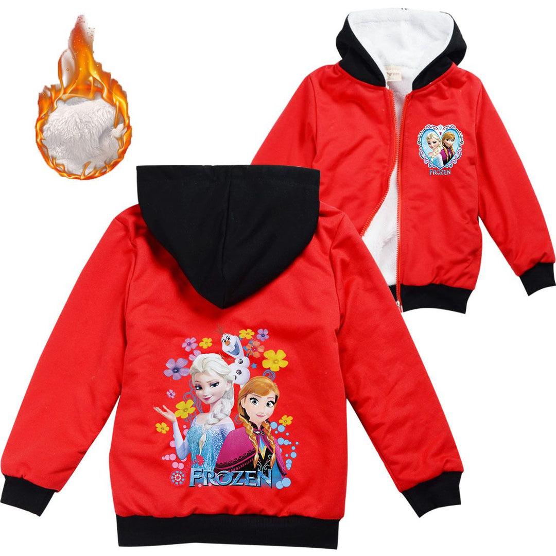 Red Warm Frozen Hoodie