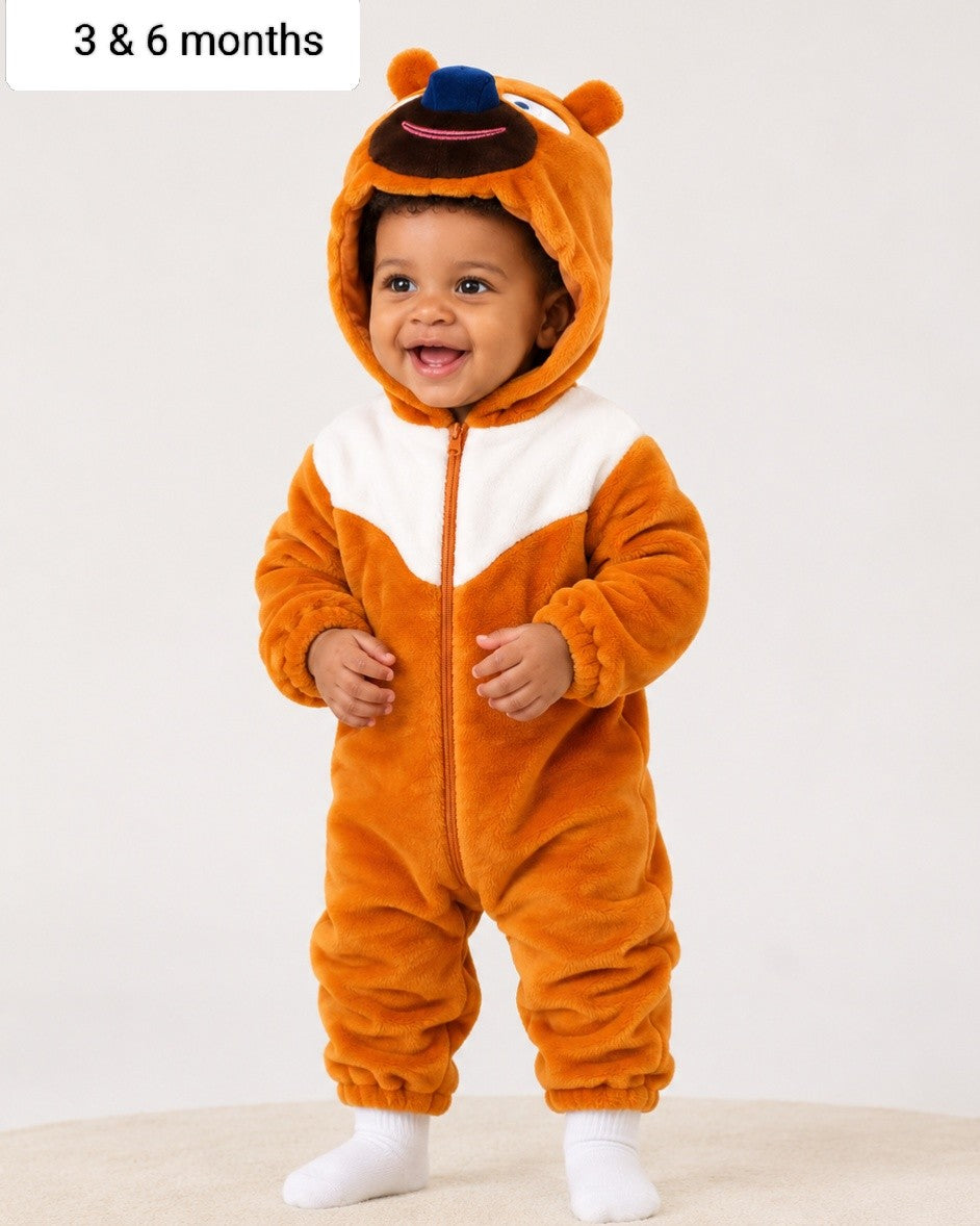 Warm Baby Fleece Romper