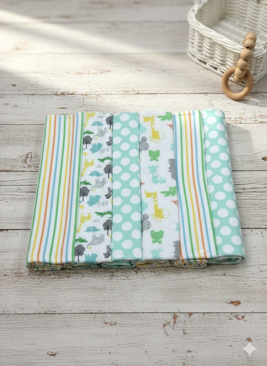 6pcs Receiving Flannels