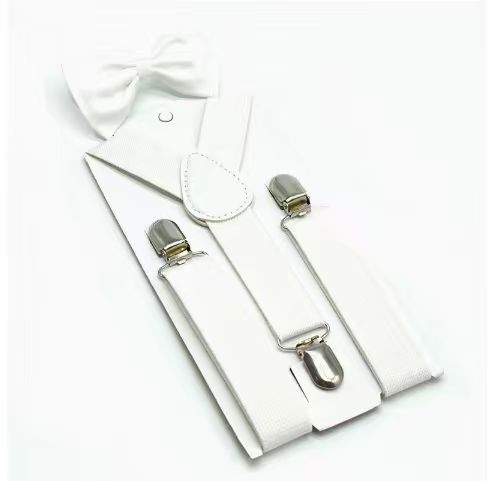 Kids Suspender + Bow Tie Set