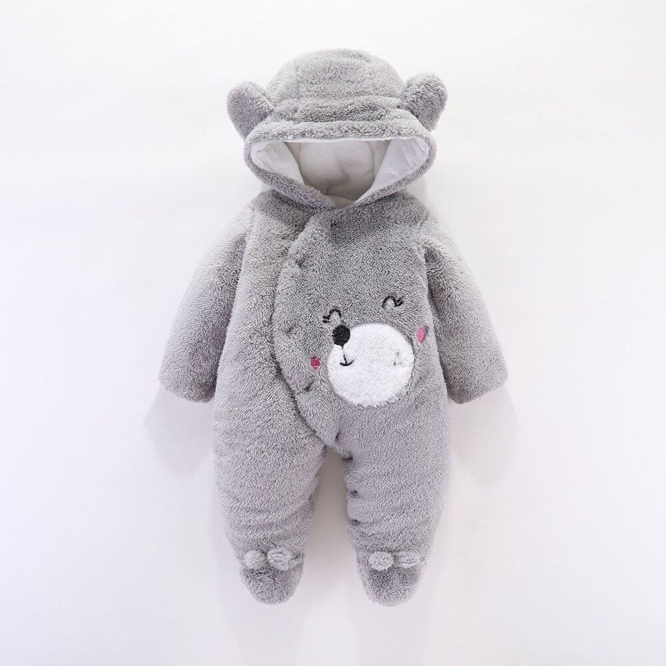 Warm Baby Fleece Romper