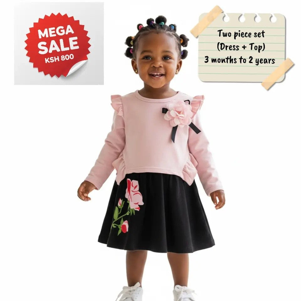2-piece Cotton Dress &amp; Top sets.