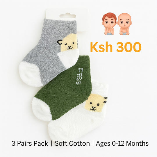 3 Pairs Baby Socks