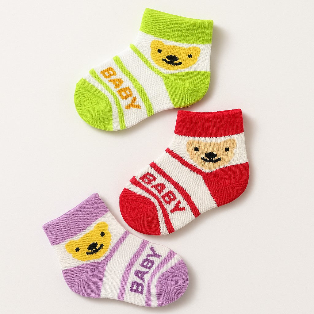 3 Pairs Baby Socks