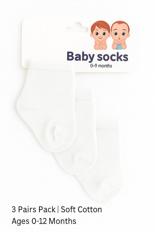 3 Pairs Baby Socks