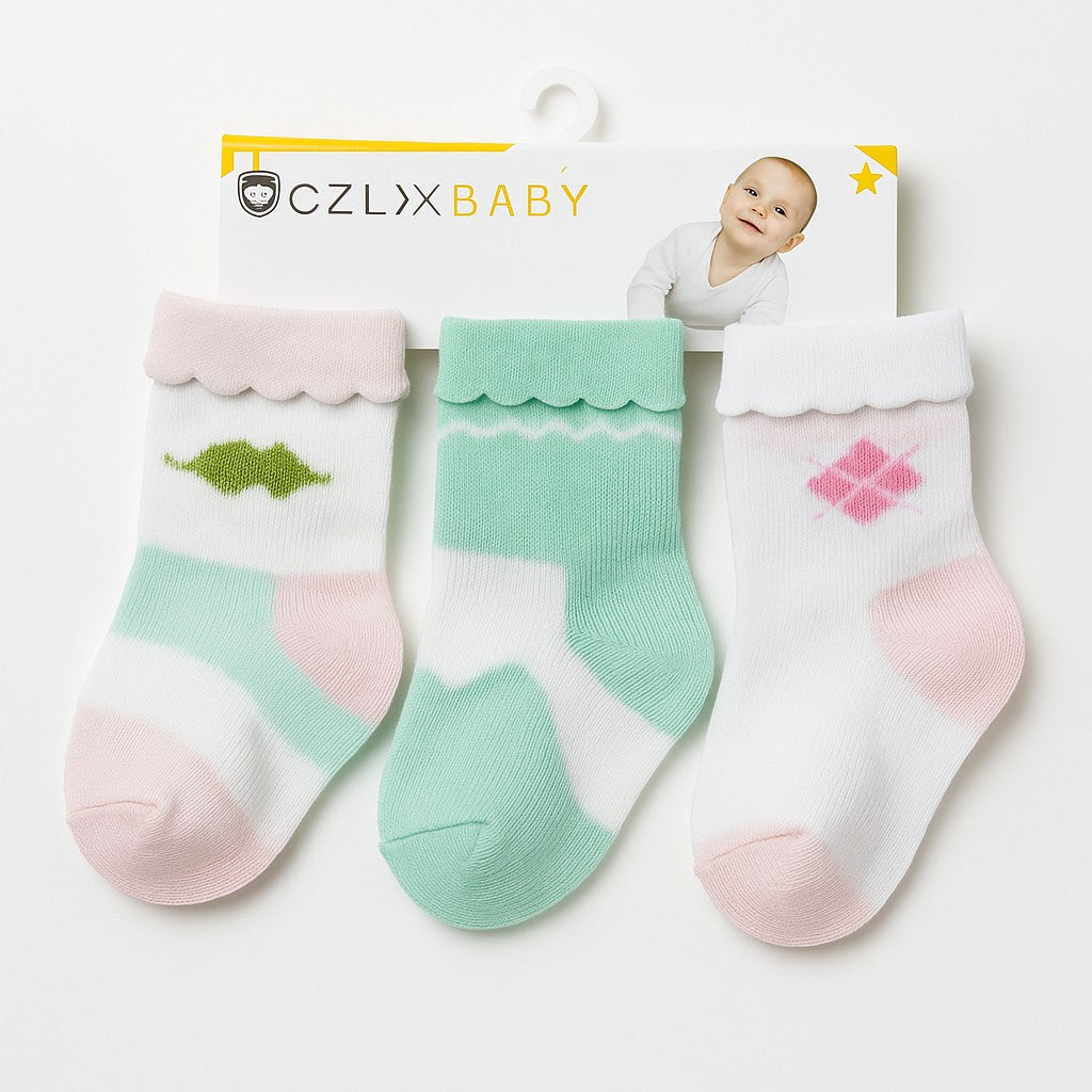 3 Pairs Baby Socks