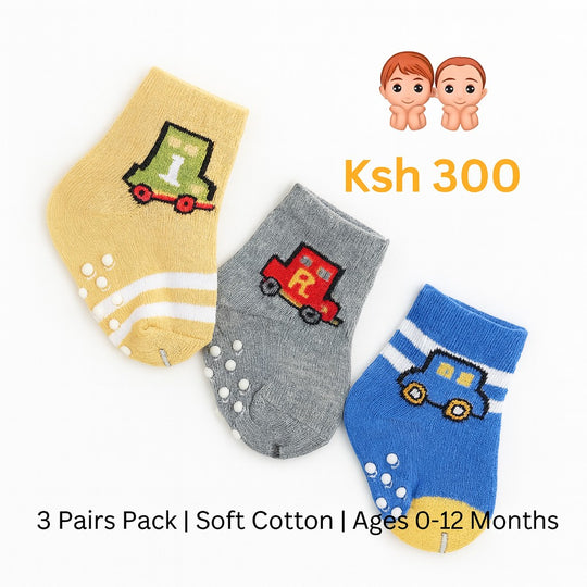 3 Pairs Baby Socks