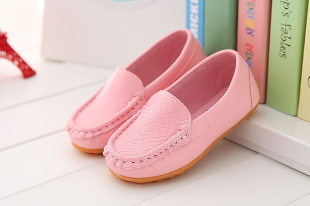 Pink Kids Loafers