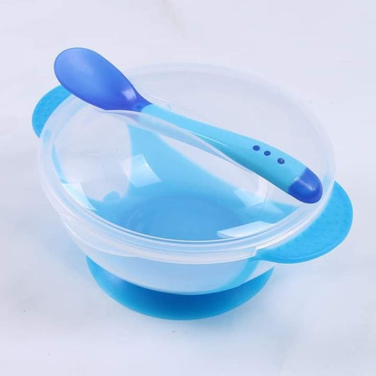 Weaning Suction Bowl & Heat sensitive Spoon