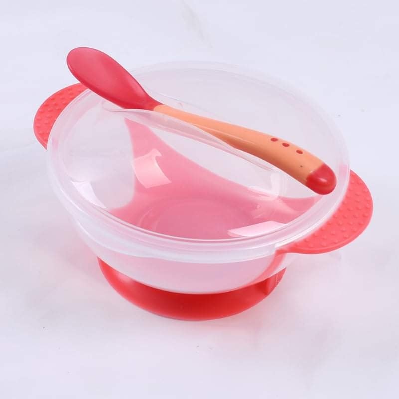 Weaning Suction Bowl & Heat sensitive Spoon