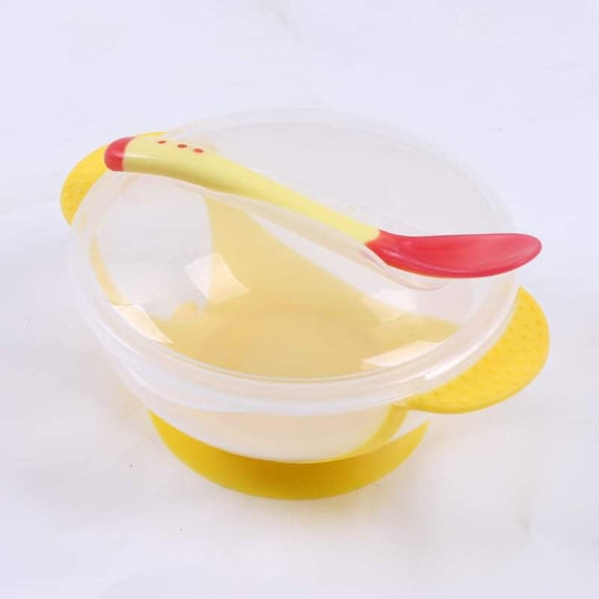 Weaning Suction Bowl & Heat sensitive Spoon