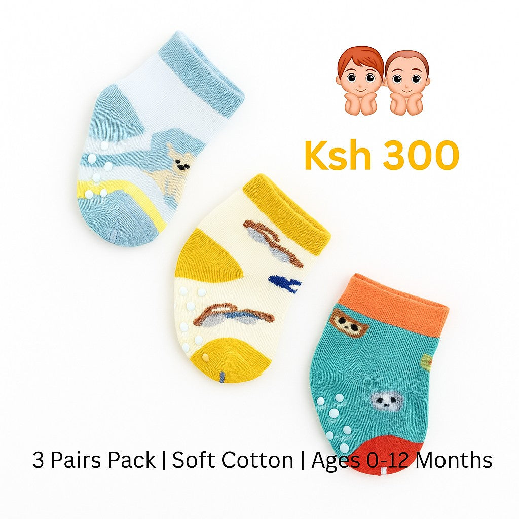 3 Pairs Baby Socks