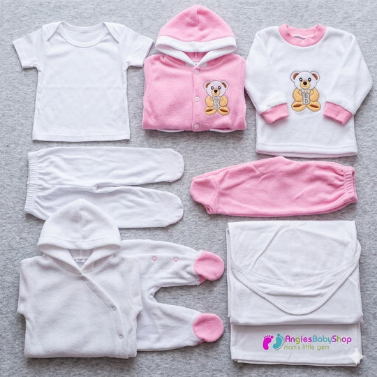 8-Piece New-born Receiving set
