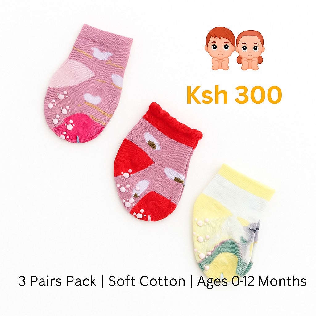 3 Pairs Baby Socks