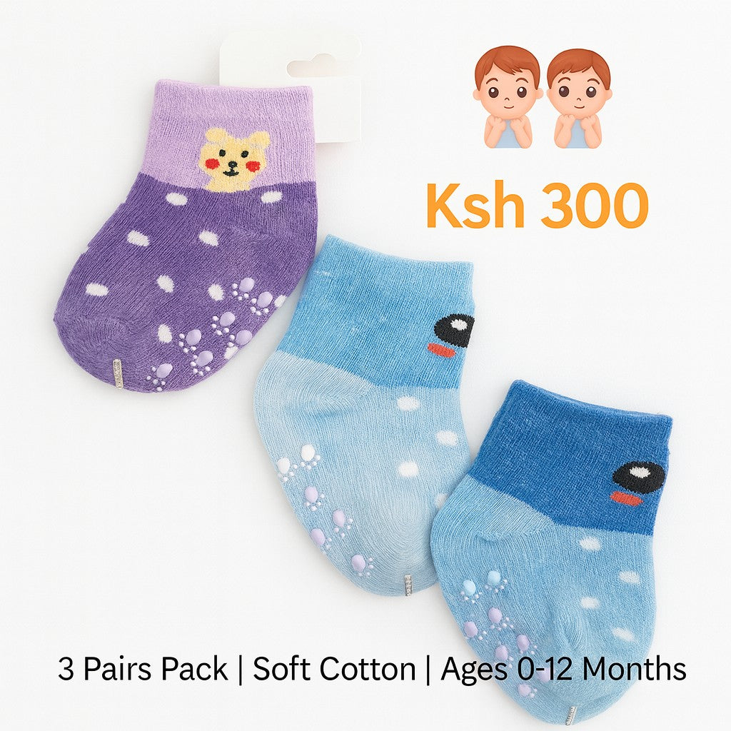 3 Pairs Baby Socks