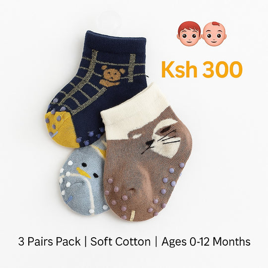 3 Pairs Baby Socks