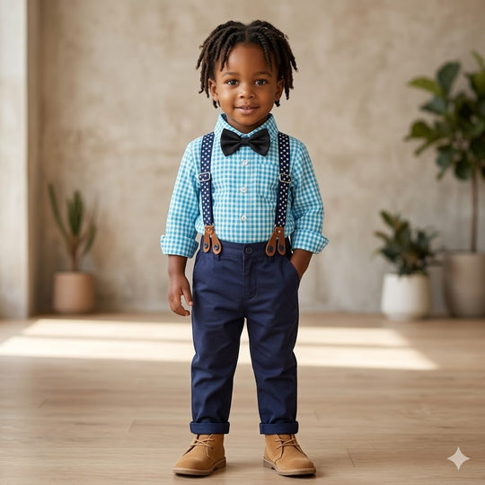 Boys Suspender Clothes set