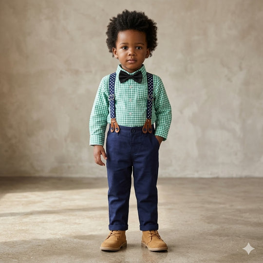 Boys Suspender Clothes set