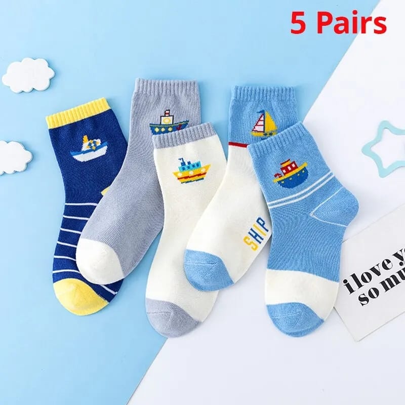 Kids 5 Pair socks set