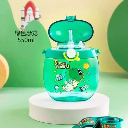 Cartoon round children's water bottle