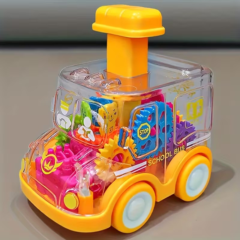 Transparent Gear Car