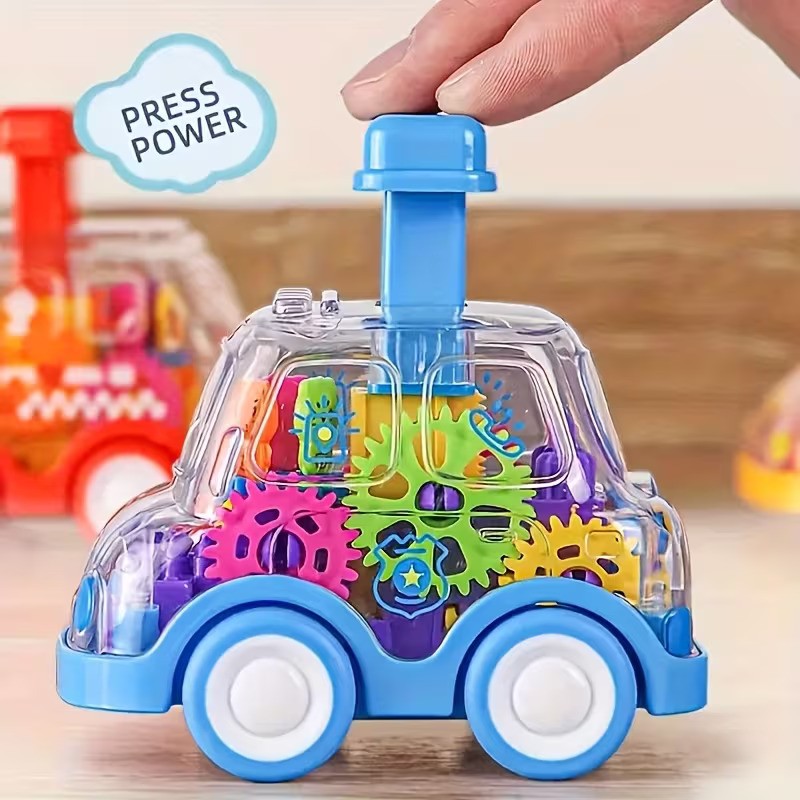 Transparent Gear Car