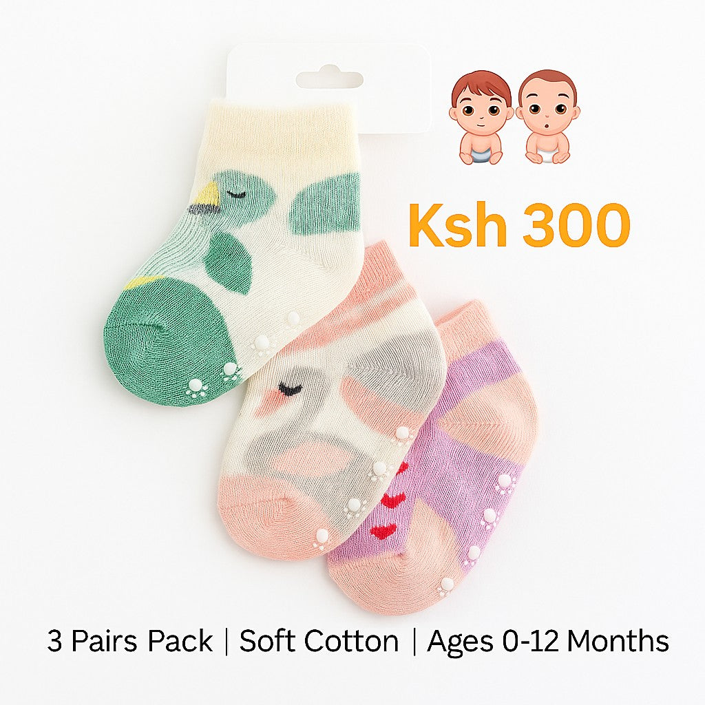 3 Pairs Baby Socks