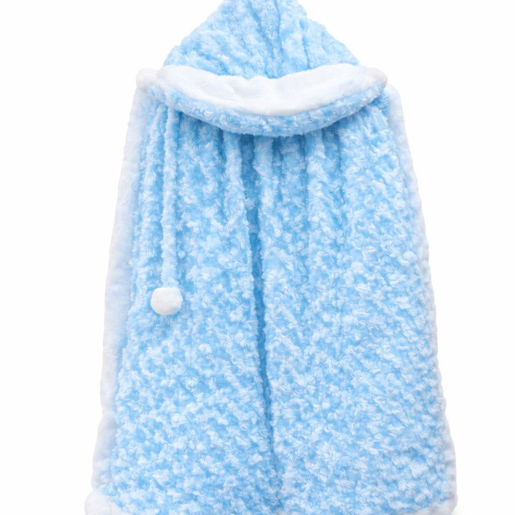 Receiving Hooded Baby Shawl