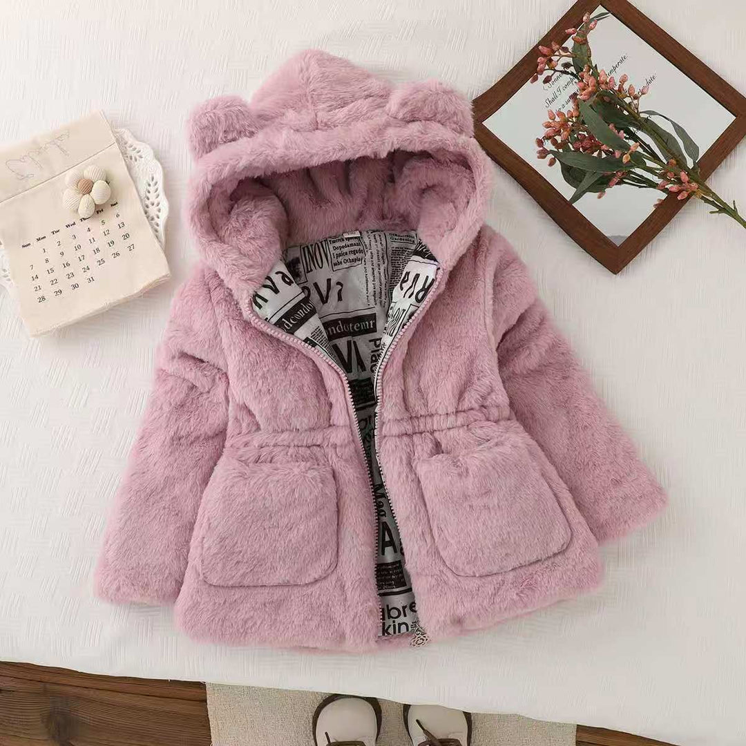 Soft Fleece Hooded Winter Jacket