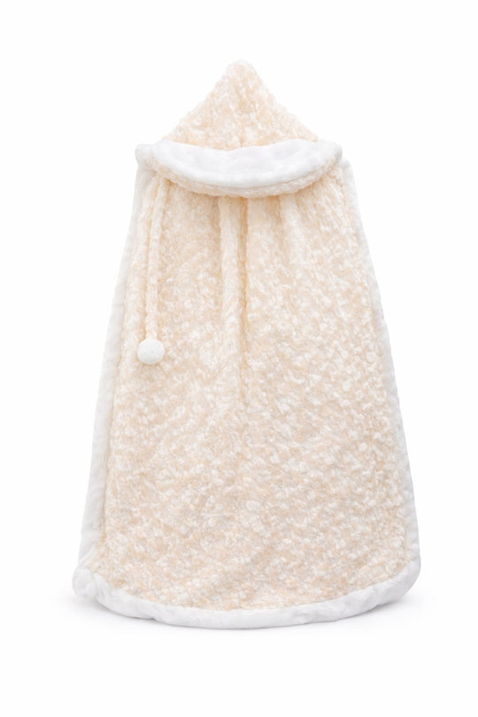 Receiving Hooded Baby Shawl