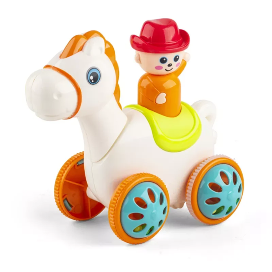 Push & Go Animal Rider Toy – No Batteries Needed!