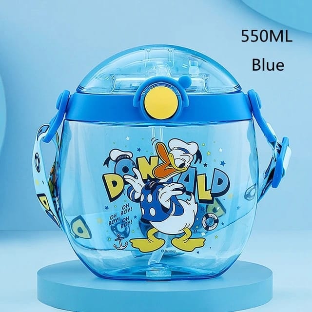 Cartoon round children's water bottle