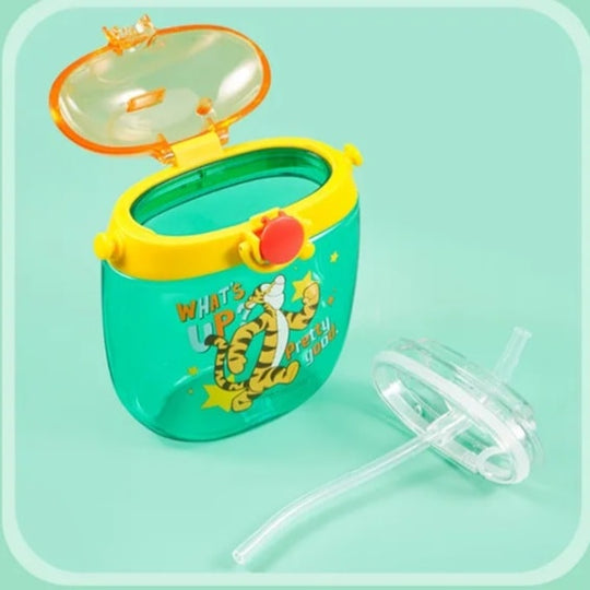 Cartoon round children's water bottle