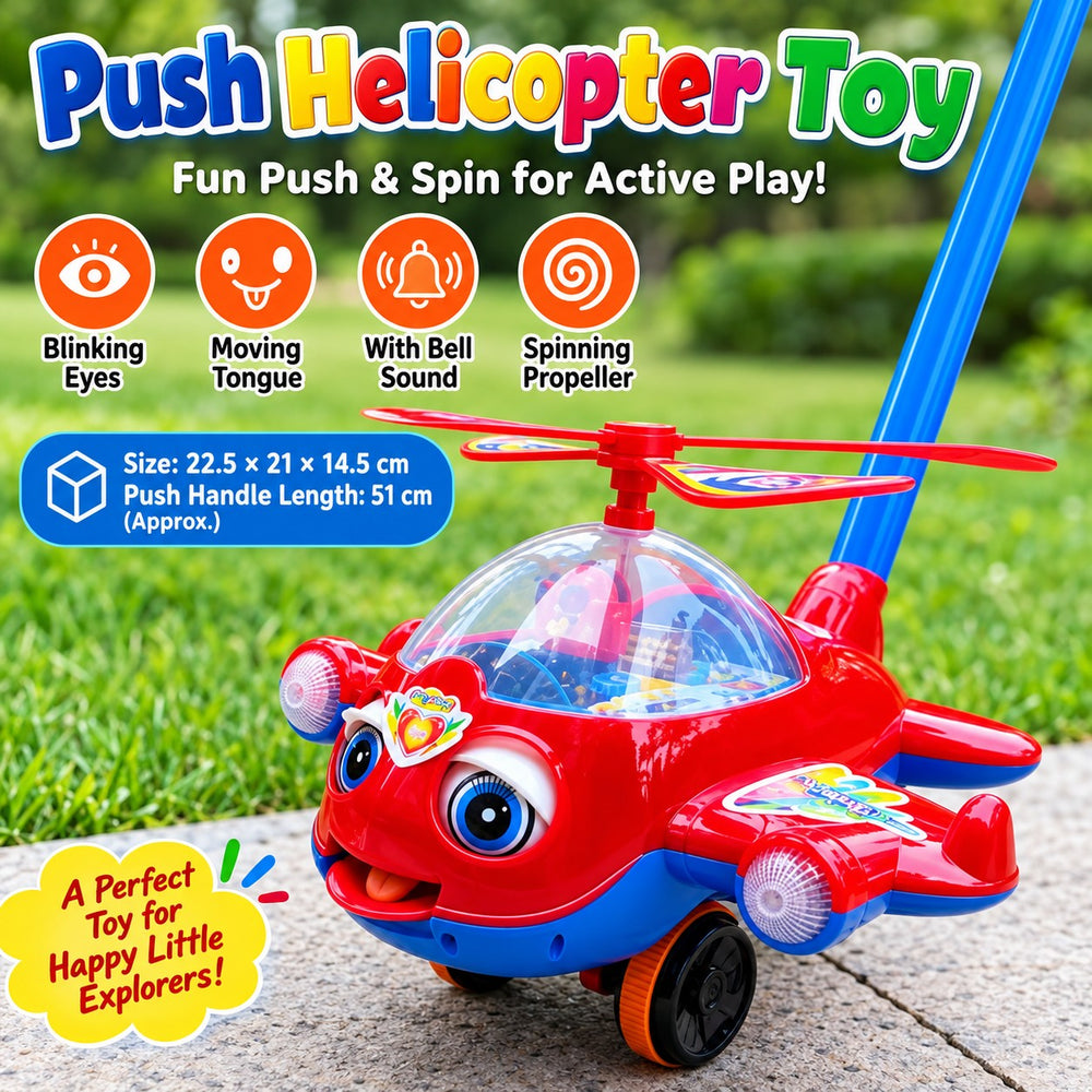 Push Helicopter Toy – Fun, Action & Adventure