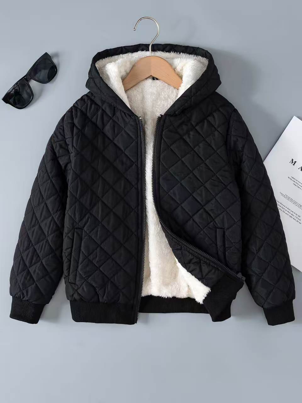 Quilted Hooded Winter Jacket