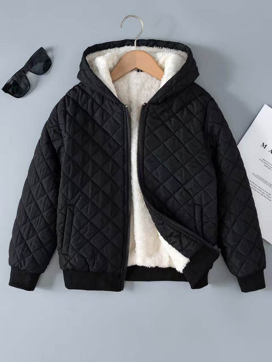 Quilted Hooded Winter Jacket