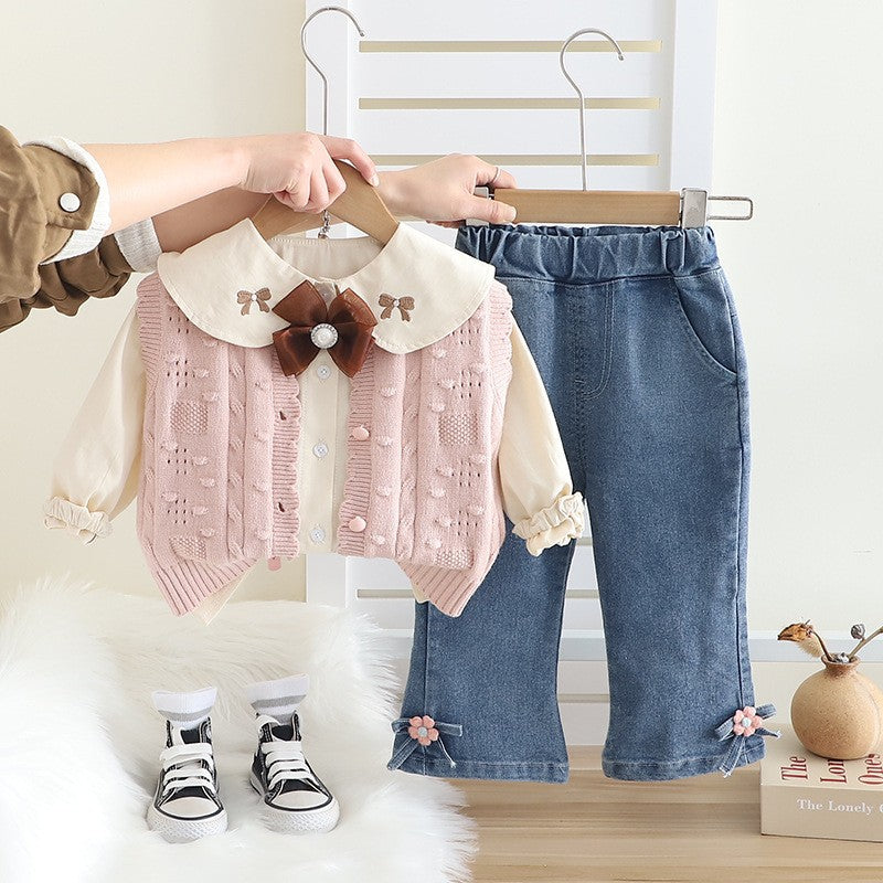Girls Denim Set