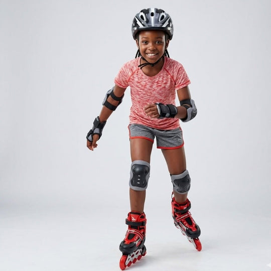 Adjustable roller inline skates shoes