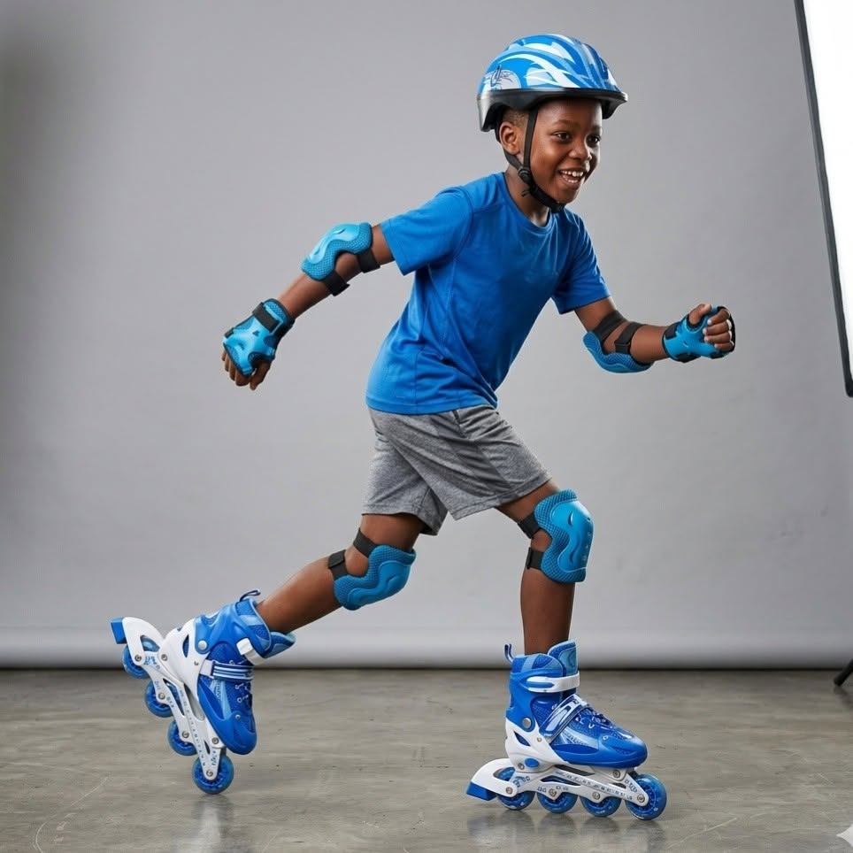 Adjustable roller inline skates shoes