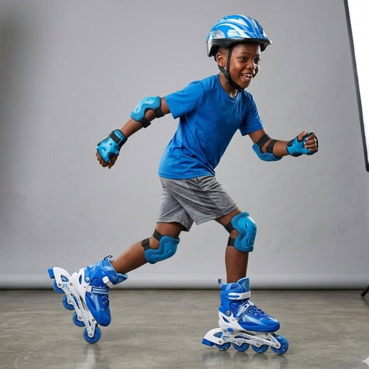 Adjustable roller inline skates shoes
