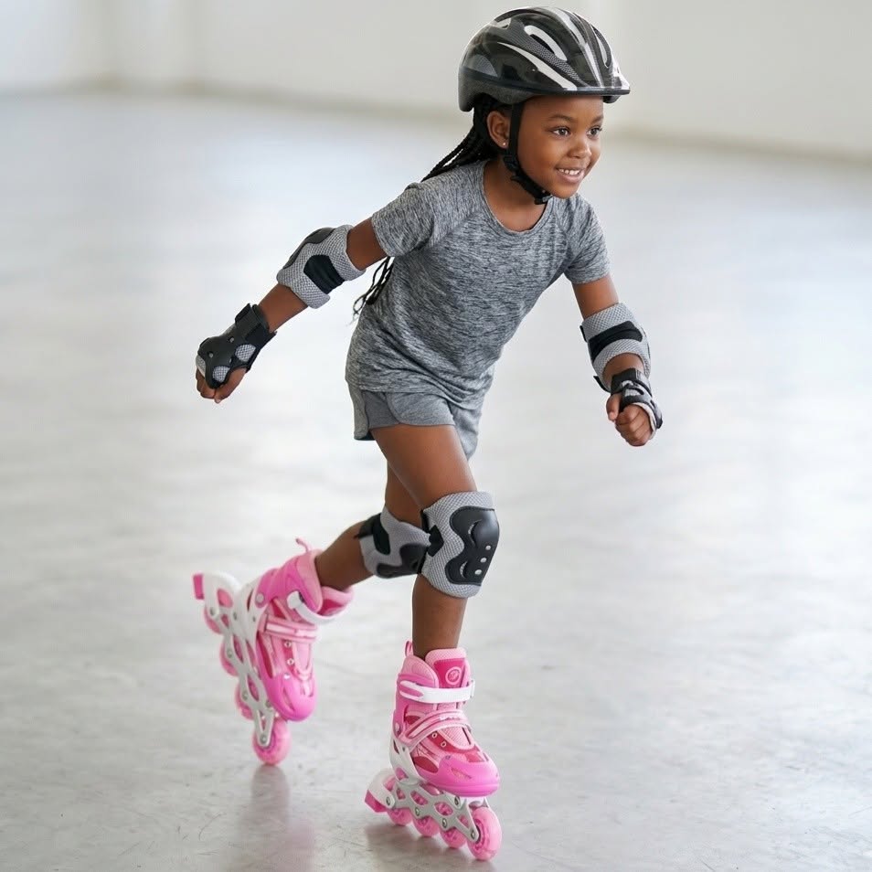 Adjustable roller inline skates shoes