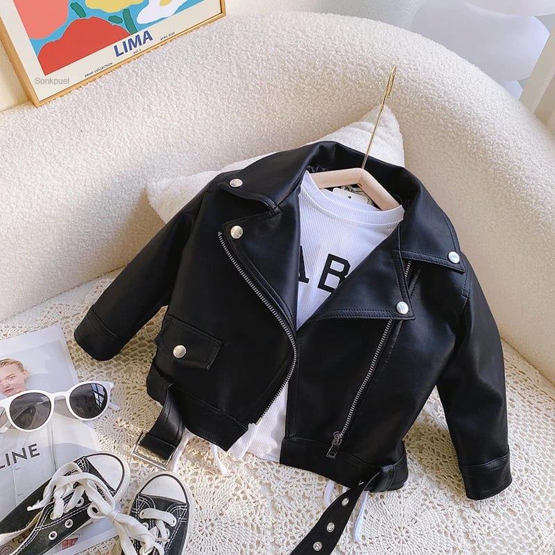Kids Leather Jacket – Angie's Baby Shop - Main Image