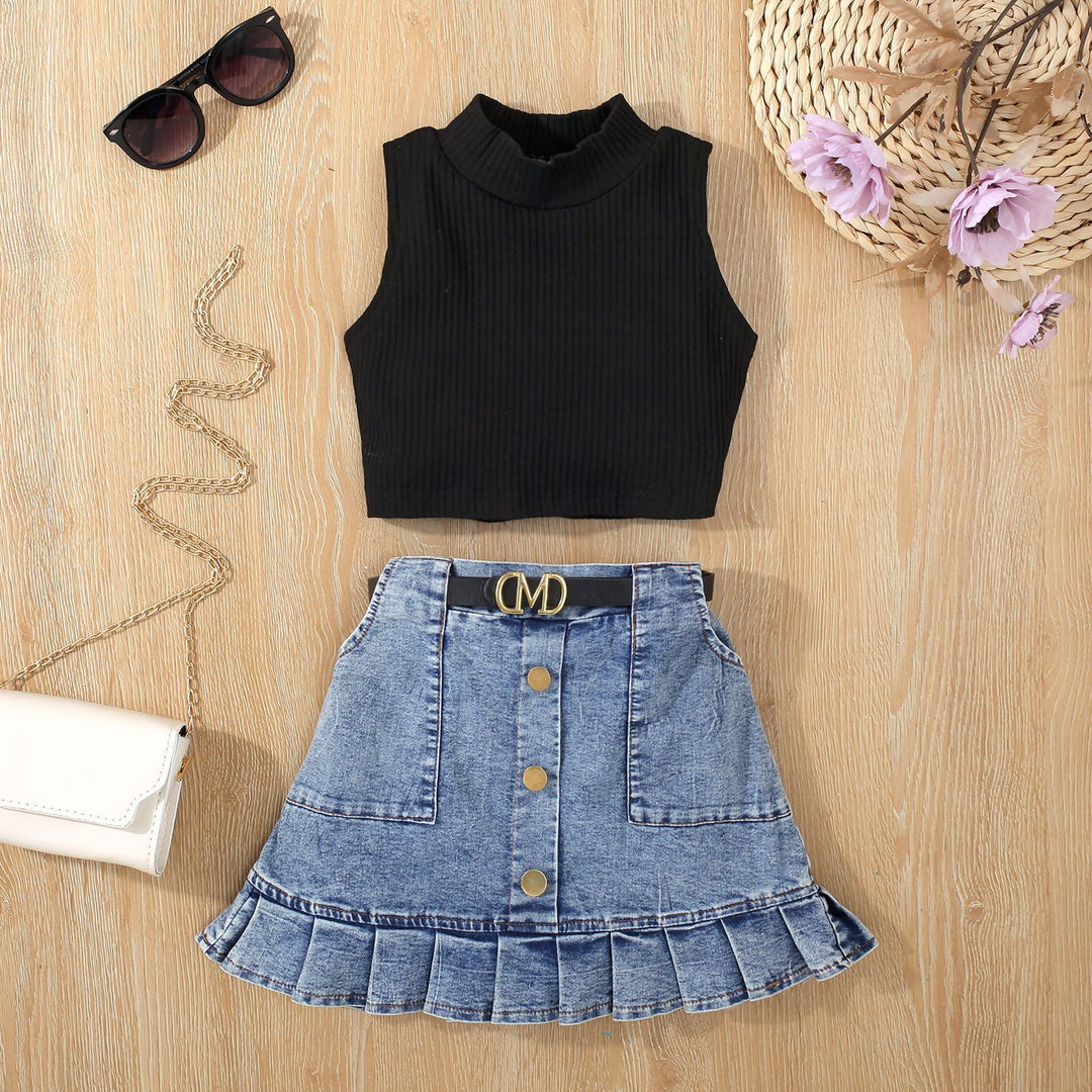 Girls Skirt Set
