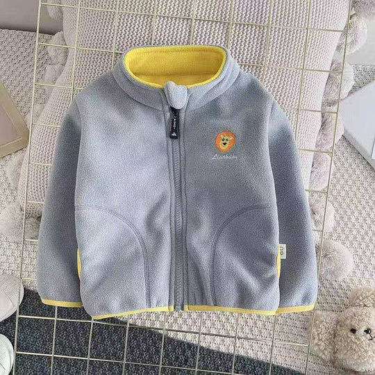 Soft Fleece Zip-Up Jacket