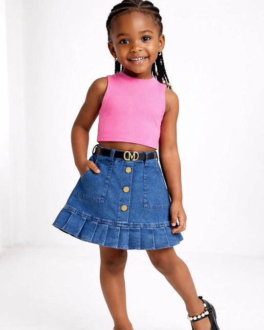 Girls Skirt Set